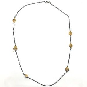 Banana republic silver necklace.